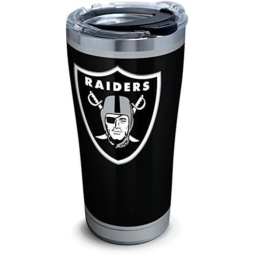  Tervis Las Vegas Raiders Stainless Steel Tumbler, 20 oz, Silver