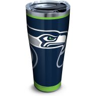 Tervis 1299910 NFL Seattle Seahawks Rush Stainless Steel Tumbler With Lid, 30 oz, Silver