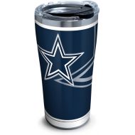 Tervis 1299930 NFL Dallas Cowboys Rush Stainless Steel Tumbler With Lid, 20 oz, Silver