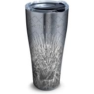 Tervis 1325308 HBO Game of Thrones - For The Throne Insulated Travel Tumbler & Lid, 30 oz - Stainless Steel, Silver