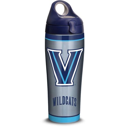  Tervis 1316302 Villanova Wildcats Tradition Stainless Steel Insulated Tumbler with Lid, 24oz Water Bottle, Silver