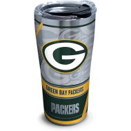 Tervis 1266044 NFL Green Bay Packers Edge Stainless Steel Tumbler with Clear and Black Hammer Lid 20oz, Silver