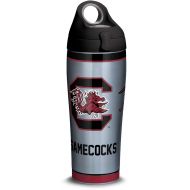 Tervis 1309967 South Carolina Gamecocks Tradition Stainless Steel Insulated Tumbler with Black with Gray Lid, 24oz Water Bottle, Silver