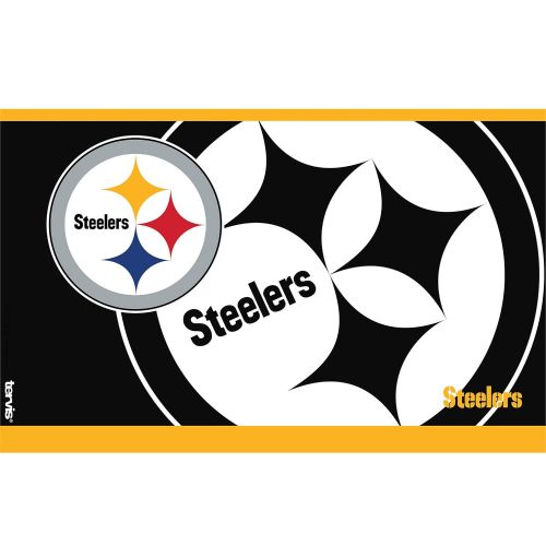  Tervis 1299955 NFL Pittsburgh Steelers Rush Stainless Steel Tumbler with Lid, 20 oz, Silver