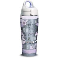 Tervis 1326405 Disney - Little Mermaid Find Your Voice Stainless Steel Insulated Travel Tumbler with White with Purple Lid, 24oz Water Bottle, Silver