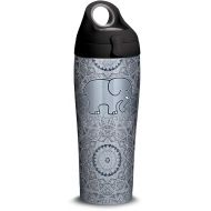 Tervis 1318922 Ivory Ella - Rania Nightshade Stainless Steel Insulated Tumbler with Lid 24 oz Water Bottle, Silver
