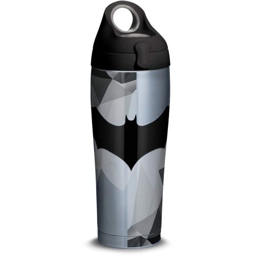  Tervis 1312112 DC Comics - Batman Lineage Stainless Steel Insulated Tumbler with Lid, 24 oz Water Bottle, Silver