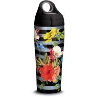 Tervis 1321433 Modern Botanical Stainless Steel Insulated Tumbler with Lid 24 oz Water Bottle, Silver