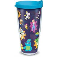 Tervis 1319853 Disney/Pixar - Toy Story 4 Collage Insulated Tumbler with Wrap and Lid, 16 oz, Clear
