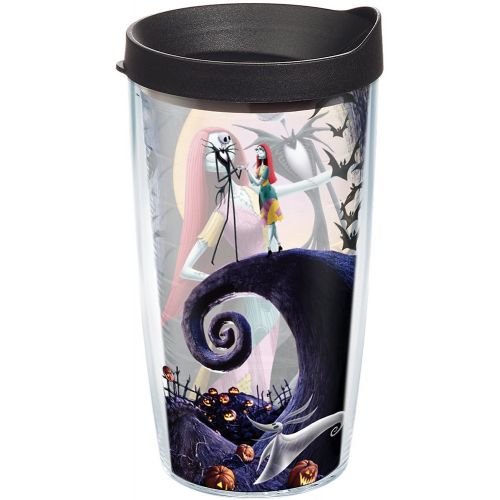  Tervis 1167040 Tumbler with Lid, Jack Skellington and Sally welcome the holidays in this Disney A Nightmare Before Christmas design that keeps your drinks from going all Oogie Boog