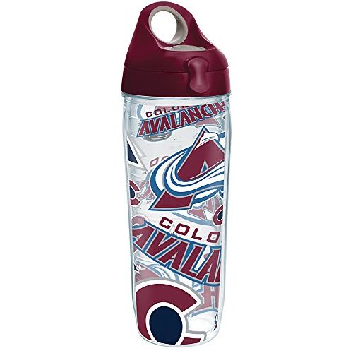  Tervis Made in USA Double Walled NHL Colorado Avalanche Insulated Tumbler Cup Keeps Drinks Cold & Hot, 24oz Water Bottle, All Over