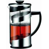 Tescoma Tee-und Kaffeekanne, schwarz/Silber/transparent, 16 x 22 cm
