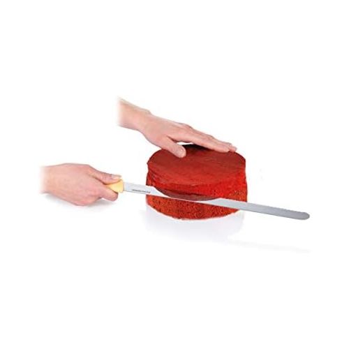  [아마존베스트]Tescoma Cake knife 30 cm long, pastry knife with one-sided saw cut and blade guard.