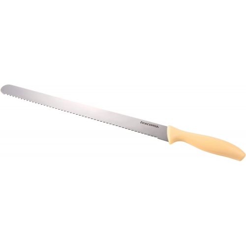  [아마존베스트]Tescoma Cake knife 30 cm long, pastry knife with one-sided saw cut and blade guard.