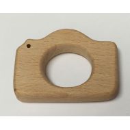 /Etsy Wood Camera Teether - DIY Wood Teething