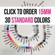 /Etsy 5-1,000 15 mm Silicone Beads - Seamless Silicone Beads - Standard Colors - Bulk Silicone Beads Wholesale - DIY Teething