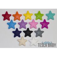 Etsy CLEARANCE 20% OFF - 1-10 Star Silicone Beads - 3D Star Seamless Silicone Beads in 14 Colors - Bulk Silicone Beads Wholesale - DIY Teething