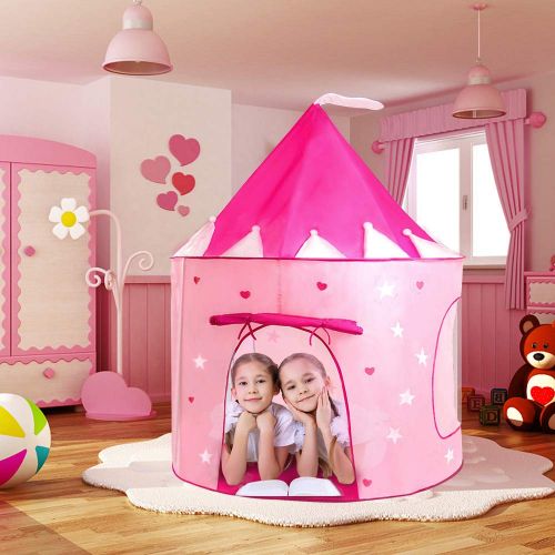  Tesoky Pop Up Rocket Tent and Castle Tent for Kids Boys Girls