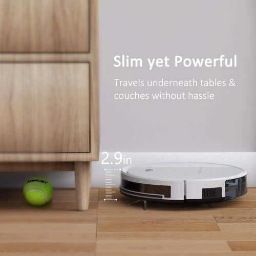  Tesvor Robot Vacuum, Robotic Vacuum and Mop Cleaner, 1800Pa Strong Suction, WiFi Connectivity, App and Alexa Voice Control,Clean from Hardfloors to Low-Pile Carpets, for Dust and P