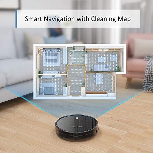  [아마존베스트]Tesvor Robot Vacuum Cleaner - 4000Pa Strong Suction Robot Vacuum, Alexa Voice and APP Control, Self-Charging Robotic Vacuum Cleaner with 5200mAh Battery, for Low-Pile Carpets, Hard