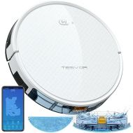 [아마존베스트]Tesvor X500pro suction robot 2 in 1 intelligent gyroscope navigation cleaning robot 350 ml electronic water tank cleaning display in real time for smooth floors and carpets.