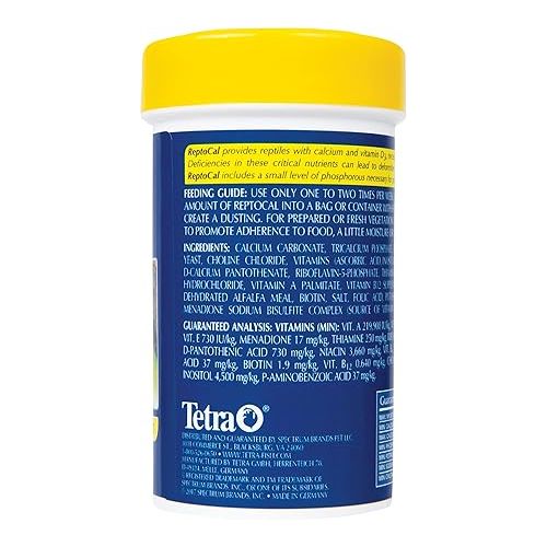  Tetra 16953 ReptoCal Calcium Supplement, 2.12-Ounce, 100-Ml