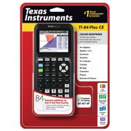 Texas Instruments,Texas Instruments TI-84 Plus CE Texas Instruments TI-84 Plus CE Graphing Calculator, Black