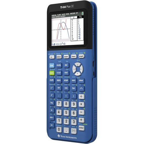  Texas Instruments TI-84 Plus CE Blueberry Graphing Calculator