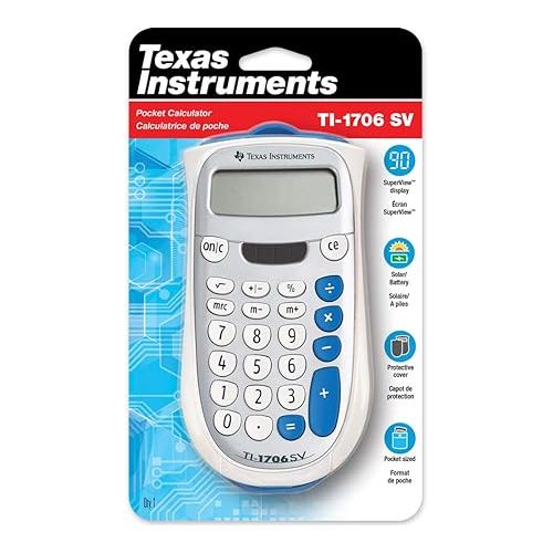  Texas Instruments TI-1706 SV Standard Function Calculator