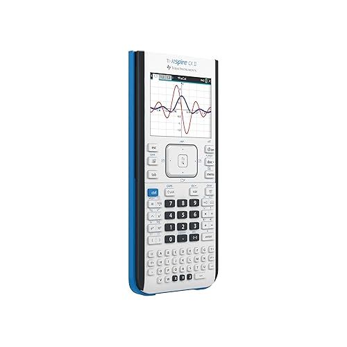  Texas Instruments TI-Nspire CX II Color Graphing Calculator with Student Software (PC/Mac) White 3.54 x 7.48