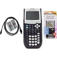 Texas Instruments TI 84 Plus Graphing Calculator with Guerrilla Military Grade Screen Protector Set, Certified Reconditioned
