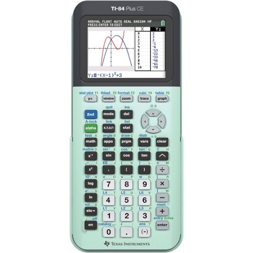  [아마존베스트]Texas Instruments TI-84 Plus CE Color Graphing Calculator, Mint