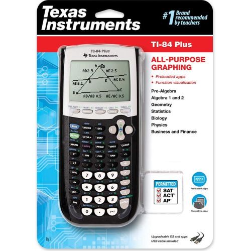  [아마존베스트]Texas Instruments TI-84 Plus Graphing Calculator, Black