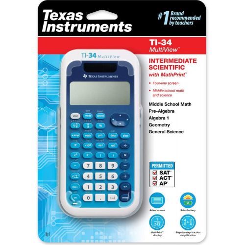  [아마존베스트]Texas Instruments (34MV/TBL/1L1) TI-34 MultiView Scientific Calculator