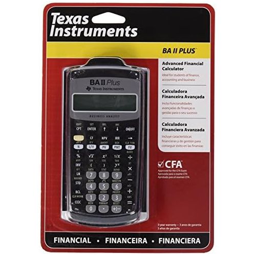  [아마존베스트](Texas Instruments) Advanced Financial Calculator (BA II Plus)