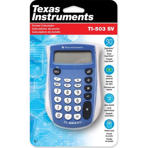  [아마존베스트]Texas Instruments TI-503 SV 503SV/FBL/2L1 Standard Function Calculator