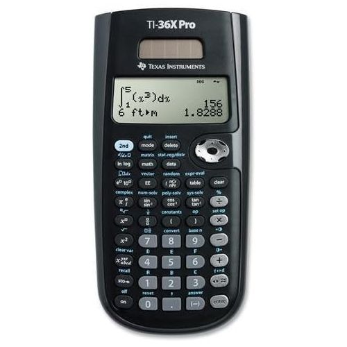  [아마존베스트]TI-36X Pro Texas Instruments TI-36X Pro Scientific Calculator - 16 Digit(s) - LCD - Battery/Solar Powered - Black - 1 Each