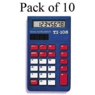 [아마존베스트]TEXAS INSTRUMENTS Texas Instruments TI-108 Class Set Calculator for K4, Large keys, Sol