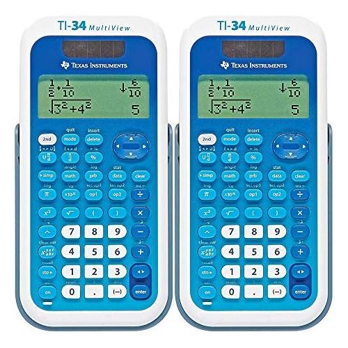  [아마존베스트]Texas Instruments TI-34 MultiView Scientific Calculator 2-Pack