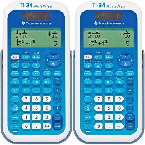  [아마존베스트]Texas Instruments TI-34 MultiView Scientific Calculator 2-Pack