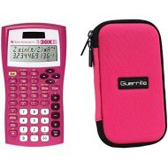 [아마존베스트]Texas Instruments TI-30XIIS Scientific Calculator + Guerrilla Zipper Case, for Extra Protection & Easy Storing (Pink)