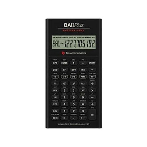  [아마존베스트]Texas Instruments BA II Plus Professional Financial Calculator IIBAPRO/CLM/1L1/D
