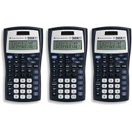 [아마존베스트]Texas Instruments TI-30X IIS 2-Line Scientific Calculator, Black with Blue Accents 3 Pack