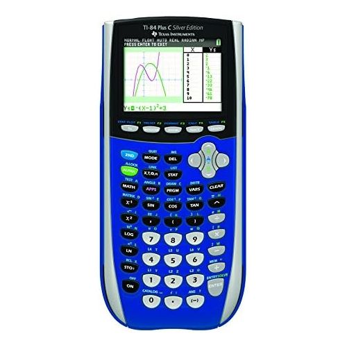  [아마존베스트]Texas Instruments TI-84 Plus C Silver Edition Graphing Calculator with Color Display (Blue)