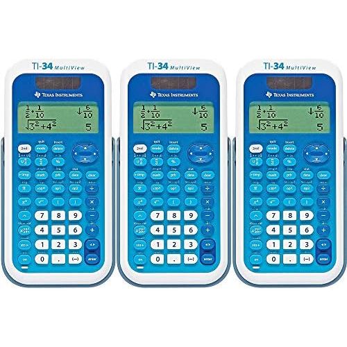  [아마존베스트]Texas Instruments TI-34 MultiView Scientific Calculator 3-Pack