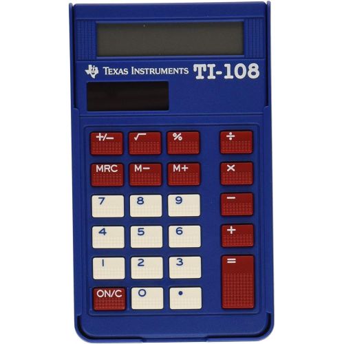  [아마존베스트]Texas Instruments TI-108 Solar Power Calculator/Teacher’s Kit (Pack of 2, Set of 10 in Each Pack)