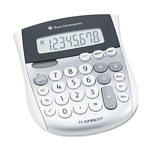  [아마존베스트]Texas Instruments TI1795SV TI-1795SV Minidesk Calculator, 8-Digit LCD