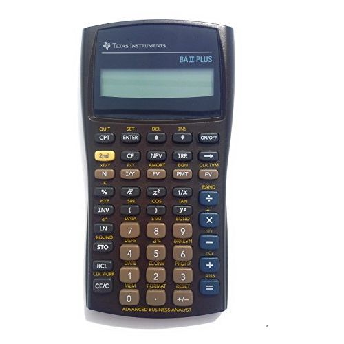  TEXBAIIPLUS - Texas Instruments BA-II Plus Adv. Financial Calculator