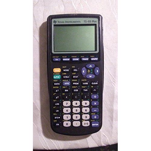  Texas Instruments TI-83 Plus Programmable Graphing Calculator (Packaging and Colors May Vary)