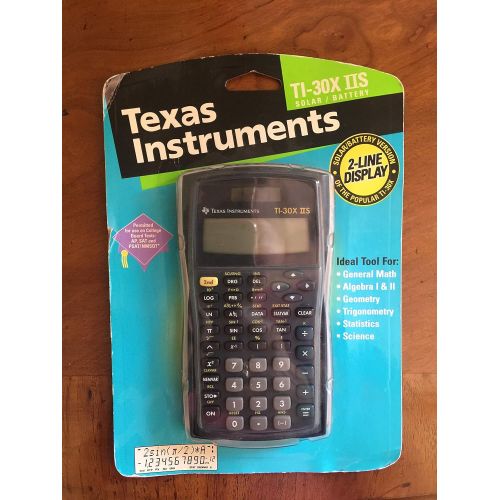  Back To School Texas Instruments Fundamental TI-30X IIS, 2-Line Scientific Calculator Supply Kit, Essential Classroom Teaching & Advance Training Resource Tool for Math Science Alg